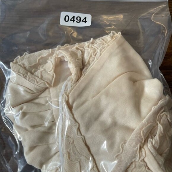 Princess Poly CHAYSE TOP BEIGE Halter cropped stretch deep V Size 12 NEW NWT - Picture 13 of 13